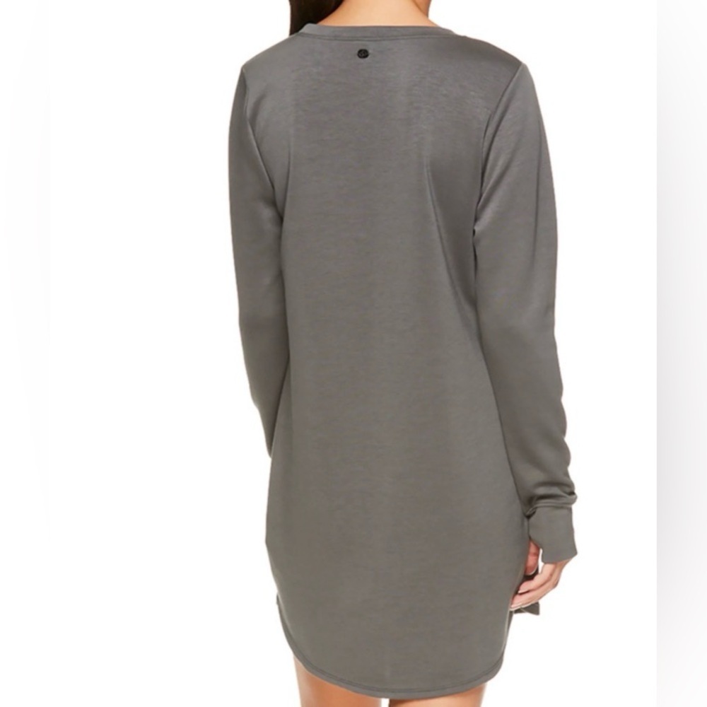 GAIAM Charcoal Long Sleeve Dress NWOT - Picture 6 of 8